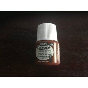Pebeo Setacolor Transparent Raw Sienna